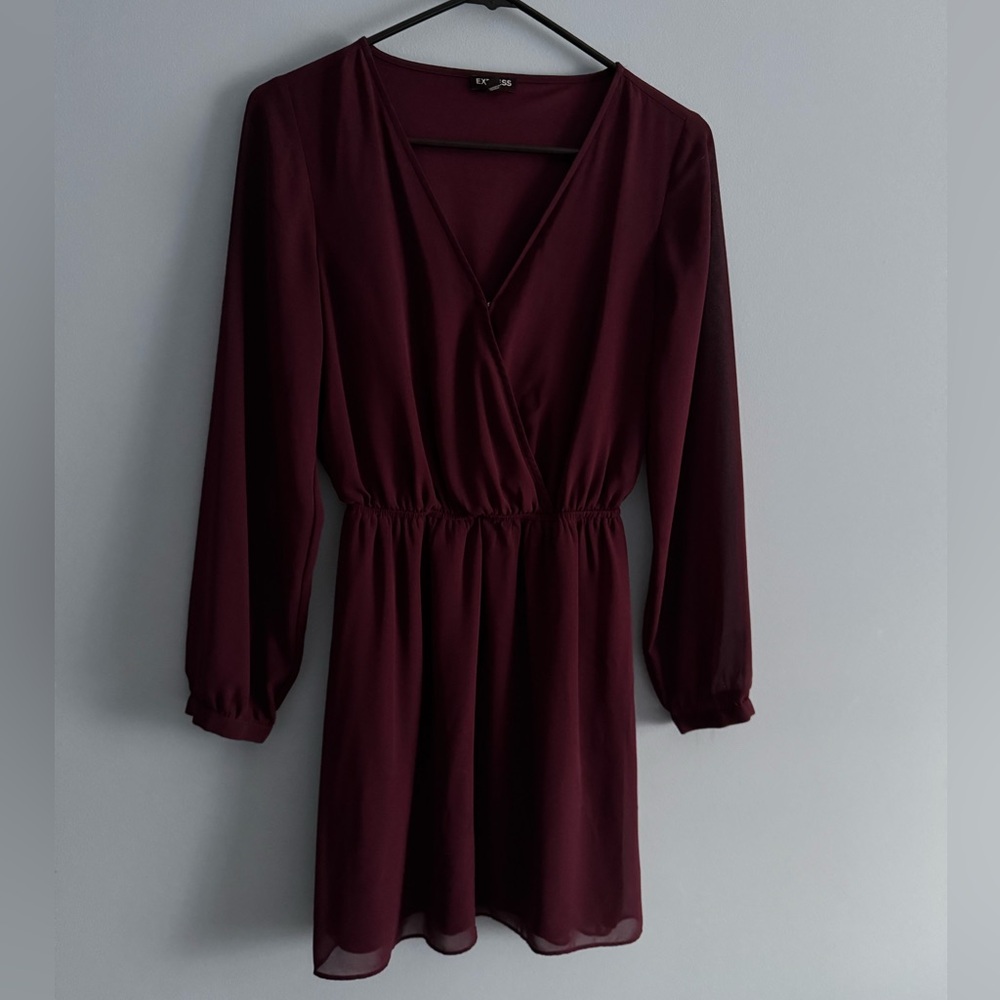 Maroon express dress